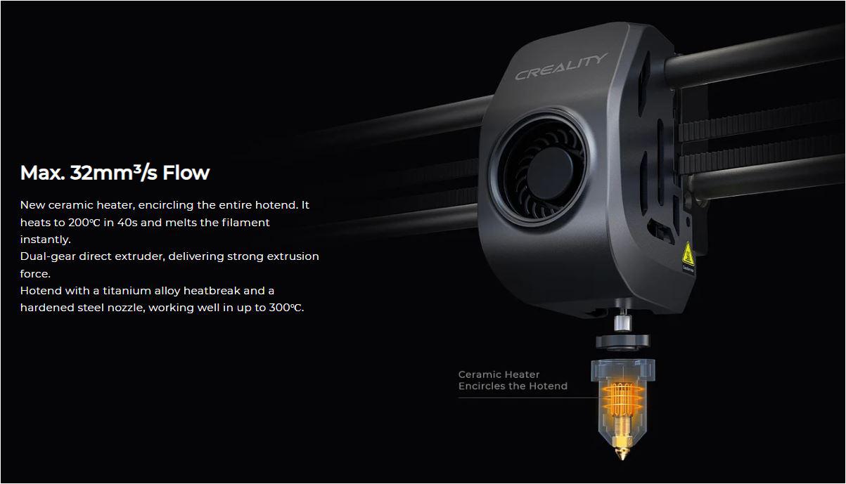 Imprimanta 3D Creality K1 Max, 300 x 300 x 300 mm, 600 mm/s, model 2023 5 Imprimanta 3D Creality K1 Max, 300 x 300 x 300 mm, 600 mm/s, model 2023 - imagine 5