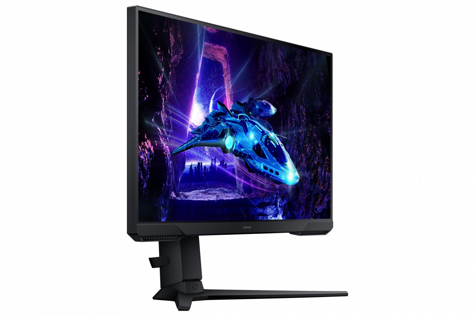 Monitor Gaming LED VA Samsung Odyssey G3 24", Full HD (1920x1080), 180Hz, 1ms, AMD FreeSync™, HDR 10, HDMI, Display Port, Pivot, VESA, negru 3 Monitor Gaming LED VA Samsung Odyssey G3 24", Full HD (1920x1080), 180Hz, 1ms, AMD FreeSync™, HDR 10, HDMI, Display Port, Pivot, VESA, negru - imagine 3