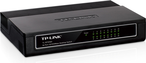 Switch TP-LINK TL-SF1016D, 16 x 10/100Mbps