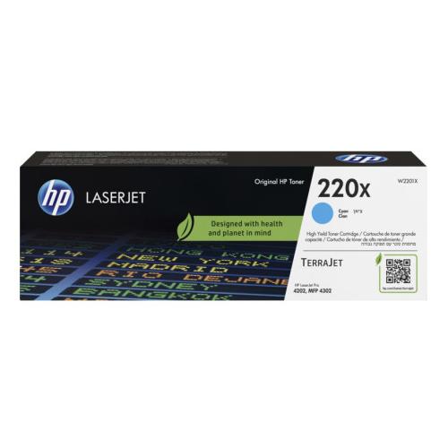 Cartus de toner original HP 220X Cyan (W2201X)