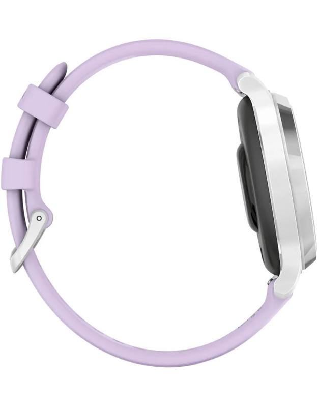 Smartwatch Garmin Lily 2 Active, 38mm, GPS, curea silicon, Silver/Purple Jasmine 2 Smartwatch Garmin Lily 2 Active, 38mm, GPS, curea silicon, Silver/Purple Jasmine - imagine 2