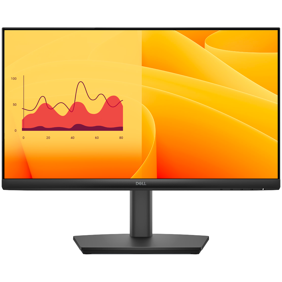 Monitor LED VA DELL E2225HSM 21.5″, Full HD (1920×1080), 100Hz, 5ms, Boxe 4W, HDMI, Display Port, VGA, Pivot, VESA, negru