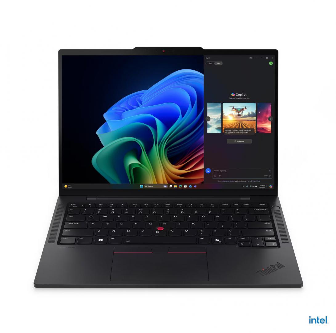 Laptop Lenovo ThinkPad T14s Gen 6 cu procesor Intel® Core Ultra 7 255U pana la 5.2GHz, 14" WUXGA, IPS, 32GB LPDDR5x RAM, 1TB SSD, Intel® Graphics, Windows® 11 Pro, Black, 3y on-site Premium Care 3 Laptop Lenovo ThinkPad T14s Gen 6 cu procesor Intel® Core Ultra 7 255U pana la 5.2GHz, 14" WUXGA, IPS, 32GB LPDDR5x RAM, 1TB SSD, Intel® Graphics, Windows® 11 Pro, Black, 3y on-site Premium Care - imagine 3