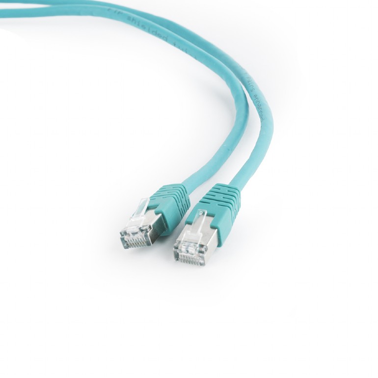 Cablu FTP GEMBIRD Cat6, cupru-aluminiu, 0.5 m, verde, AWG26, ecranat PP6-0.5M/G