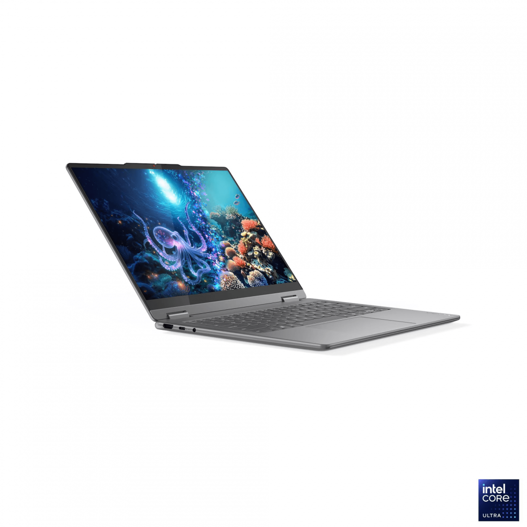 Laptop Lenovo Yoga 7, 14'', OLED 2.8K 120Hz, 32GB RAM, 1TB SSD, Luna Grey 5 Laptop Lenovo Yoga 7, 14'', OLED 2.8K 120Hz, 32GB RAM, 1TB SSD, Luna Grey - imagine 5
