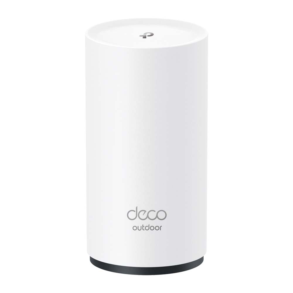 Router Mesh Wireless TP-Link Deco X50-Outdoor(1-pack), Dual-Band, Wi-Fi 6 , Gigabit, AX3000, de exterior, cu acoperire completa pentru casa, Seamless Roaming, Antivirus, Control Parental si Control Vocal