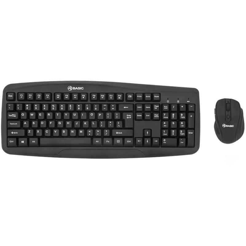 Kit tastatura si mouse fara fir Tellur Basic, negru