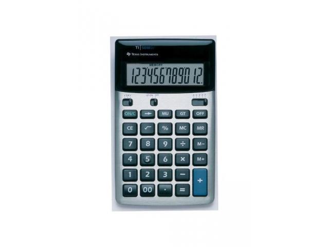 Calculator de birou Texas Instruments TI-5018 SV, afisaj SuperView™ 12 digiti