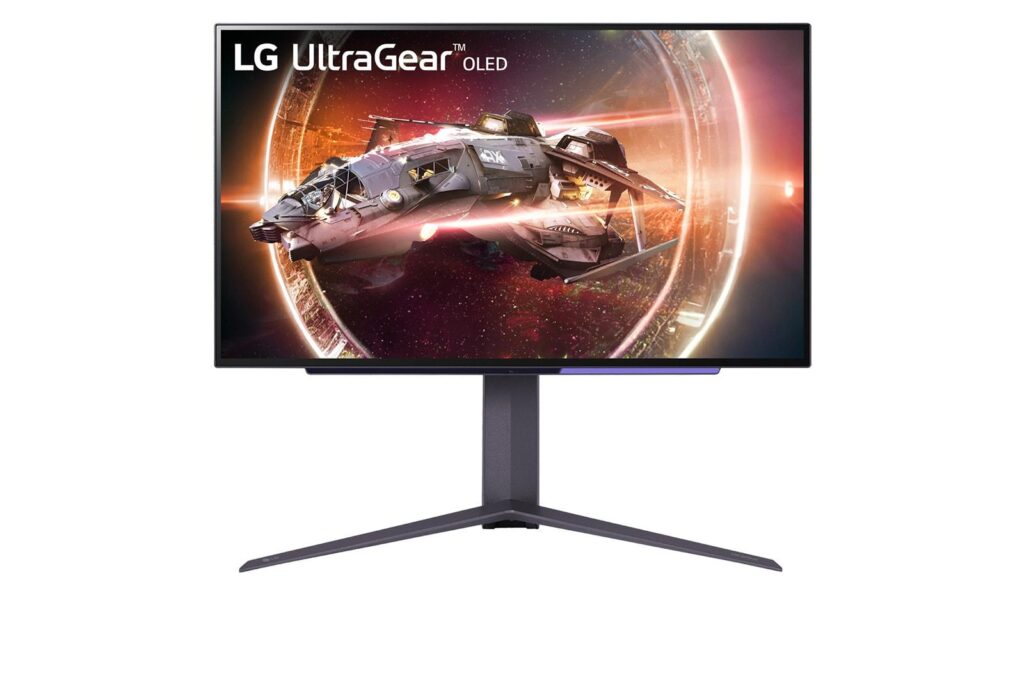 Monitor Gaming OLED LG UltraGear™ 26.5″, QHD (2560×1440), 240Hz, 0.03ms, AMD FreeSync™ Premium Pro, NVIDIA G-Sync™ Compatible, DisplayHDR True Black 400, Anti-glare, 2x HDMI, Display Port, USB, Jack, VESA, Pivot, negru