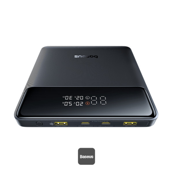 Acumulator Extern Baseus Blade H1 20000mAh 100W 2x USB-A 2x USB-C Negru 2 Acumulator Extern Baseus Blade H1 20000mAh 100W 2x USB-A 2x USB-C Negru - imagine 2