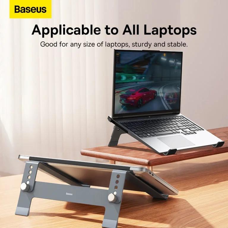 Suport pentru Laptop de Birou din Aliaj de Aluminiu – Baseus UltraStable Series (B10053100811-00) – Space Grey