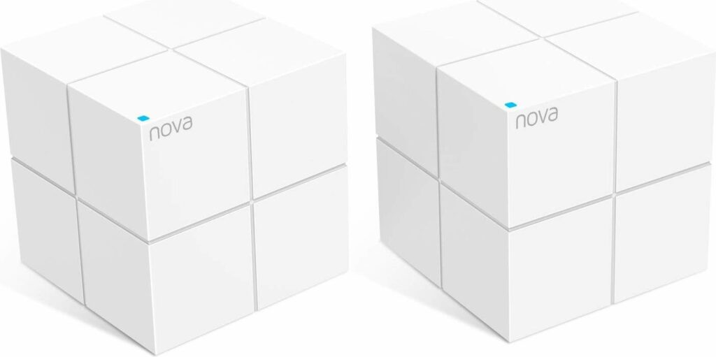 Sistem wireless mesh Tenda Nova MW6, MU-MIMO, Gigabit, kit cu 2 noduri wireless