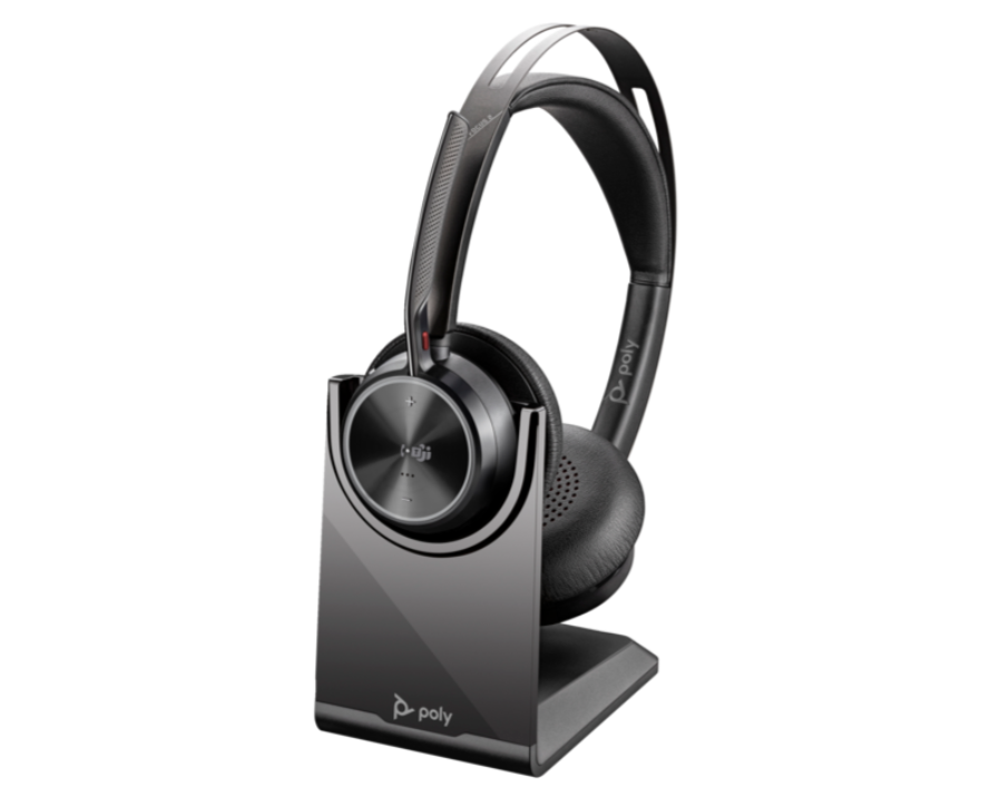 Casti cu fir HP Poly VF2 -M USB-C-C HS +USB-C/A +CHS, negru 2 Casti cu fir HP Poly VF2 -M USB-C-C HS +USB-C/A +CHS, negru - imagine 2