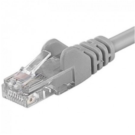 Patchcord FTP RJ45-RJ45 Cat.5e, 3m, gri, cupru integral, 26AWG