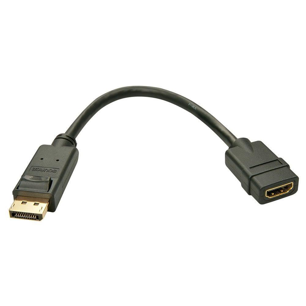 Adaptor Lindy LY-41005 DisplayPort 1.2 to HDMI 1.3 negru 4 Adaptor Lindy LY-41005 DisplayPort 1.2 to HDMI 1.3 negru - imagine 4