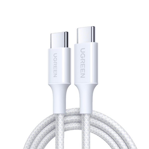 Cablu de Date USB-C la USB-C, UGREEN L501, 3A, 60W, 1m, Negru