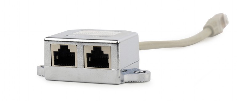 Dispozitiv de distribuire semnal NCA-SP-02 Gembird LAN port splitter, FTP, 2x RJ45 RJ-45