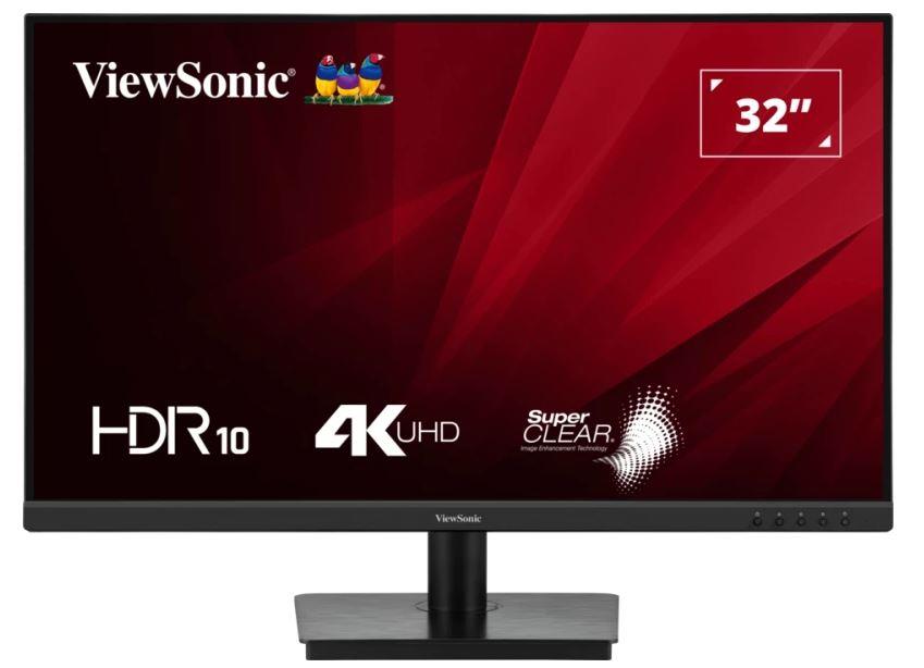 Monitor LED VA ViewSonic VA3208-4K-HD 32″, 4K UHD (3840×2160), 60Hz, 4ms, 2x HDMI, Display Port, negru