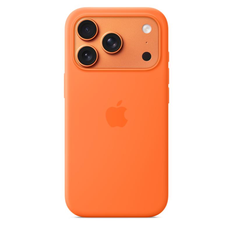 Husa de protectie Apple Silicone Case cu MagSafe pentru iPhone 17 Pro, Orange