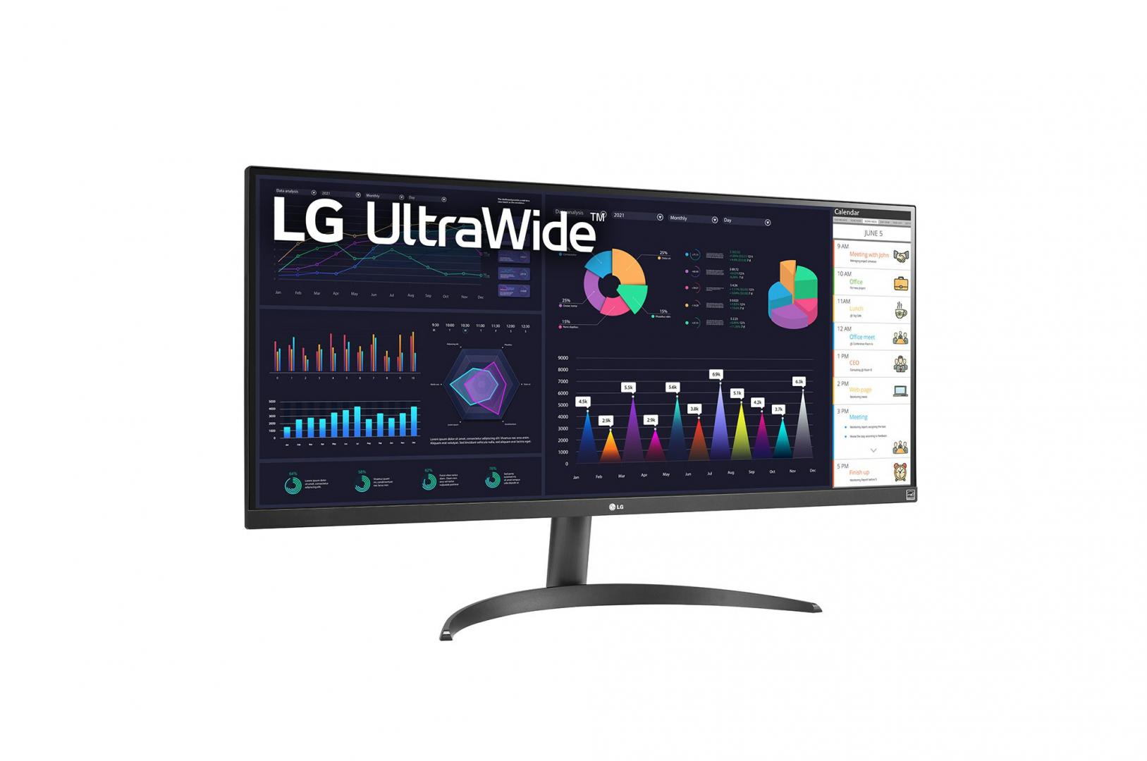 Monitor LG Ultrawide 34WQ500-B, IPS, 34", 2560 x 1080, 100Hz, 5Ms, AMD FreeSync™, Pivot 4 Monitor LG Ultrawide 34WQ500-B, IPS, 34", 2560 x 1080, 100Hz, 5Ms, AMD FreeSync™, Pivot - imagine 4