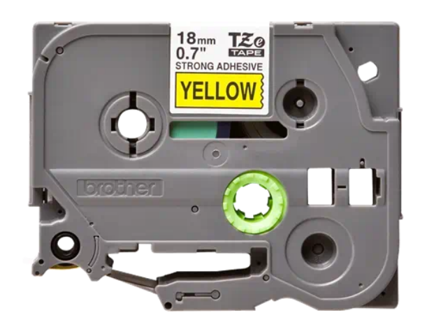 Caseta cu banda, 18 mm x 8 m lungime, Gri