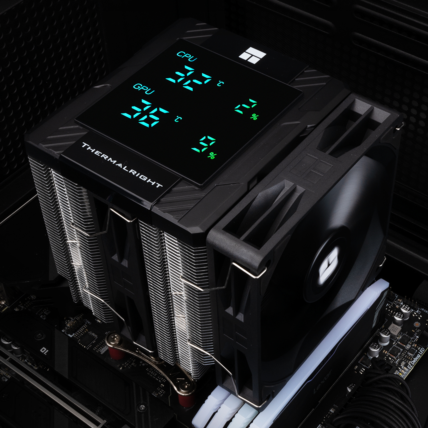 Cooler CPU Thermalright Peerless Assassin 120 Digital A-RGB Negru - Dual-Tower 3 Cooler CPU Thermalright Peerless Assassin 120 Digital A-RGB Negru - Dual-Tower - imagine 3