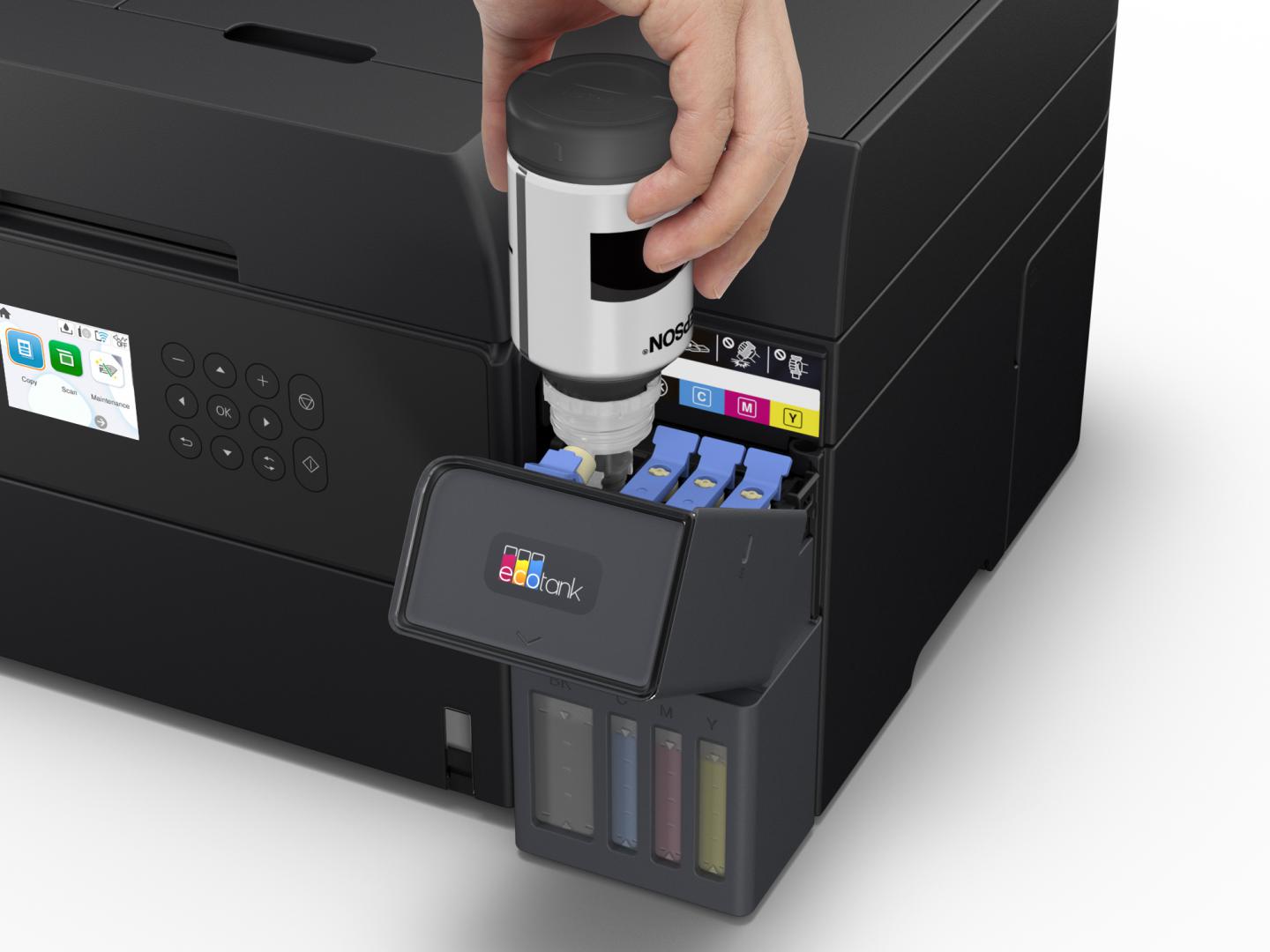 Multifunctionala Epson EcoTank L6370, InkJet CISS, Color, Format A4, Duplex, Retea, Wi-Fi 3 Multifunctionala Epson EcoTank L6370, InkJet CISS, Color, Format A4, Duplex, Retea, Wi-Fi - imagine 3