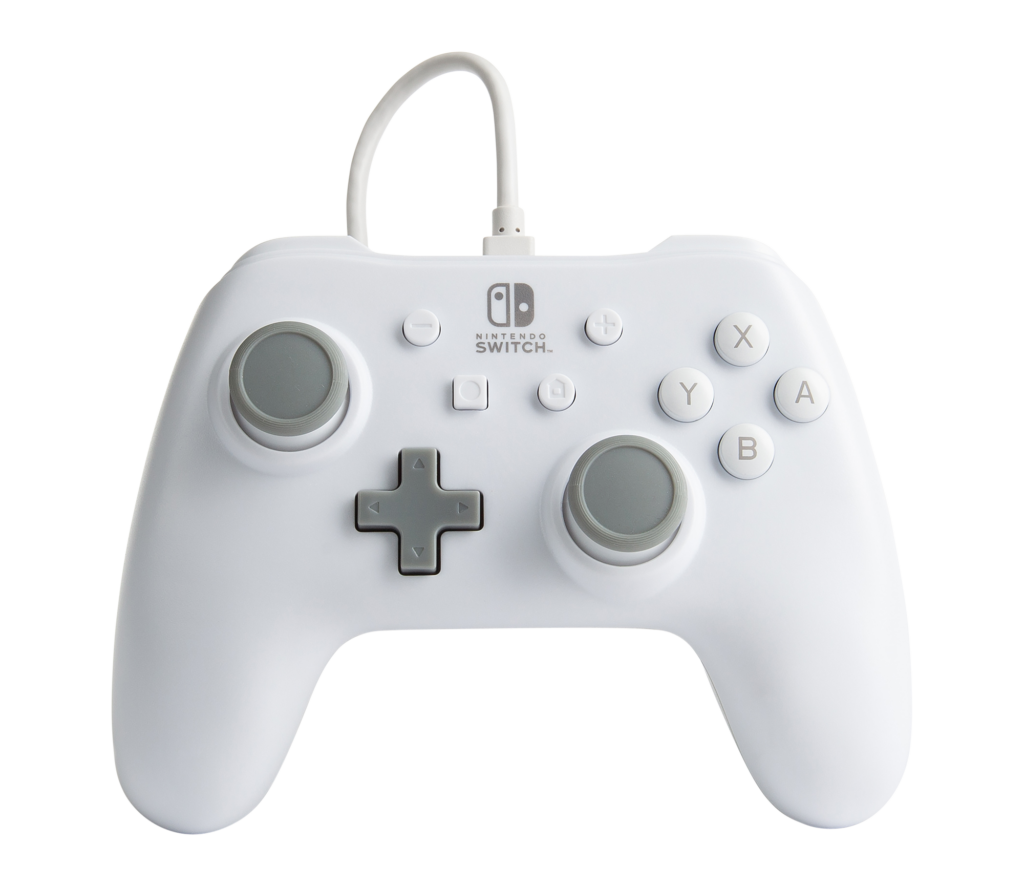 Controller cu fir PowerA Wired Nintendo Switch Alb