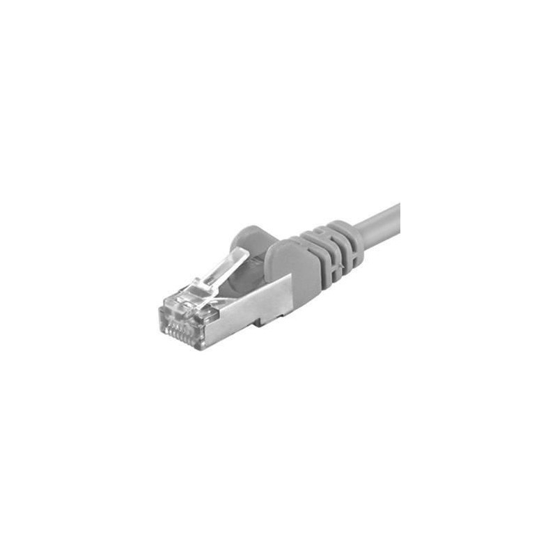 Patchcord SFTP RJ45-RJ45 Cat.6A, 0.5m, gri, cupru integral, 26AWG 1 Patchcord SFTP RJ45-RJ45 Cat.6A, 0.5m, gri, cupru integral, 26AWG