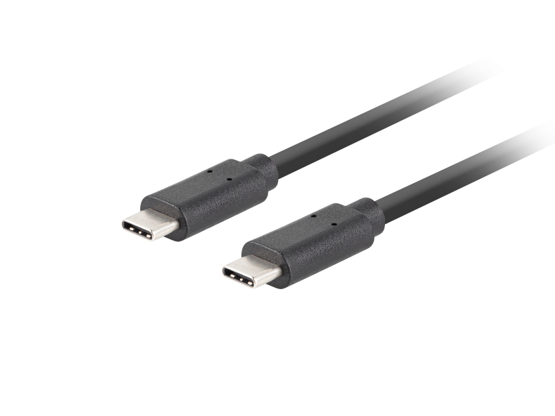 Cablu USB-C 3.1 gen.2 tata-tata, Lanberg 43693, Quick Charge 4.0, Power Delivery 3.0, 10GB/S, PD 100W, 180cm, negru