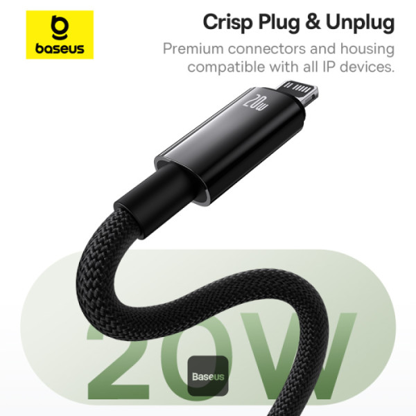 CABLU alimentare si date Baseus Tungsten Gold, Fast Charging Data Cable pt. smartphone, cablu magnetic, USB Type-C la Iphone Lightning, 20W, 1m, negru "P10319805111-01" (timbru verde 0.08 lei) - 6932172662356 3 CABLU alimentare si date Baseus Tungsten Gold, Fast Charging Data Cable pt. smartphone, cablu magnetic, USB Type-C la Iphone Lightning, 20W, 1m, negru "P10319805111-01" (timbru verde 0.08 lei) - 6932172662356 - imagine 3