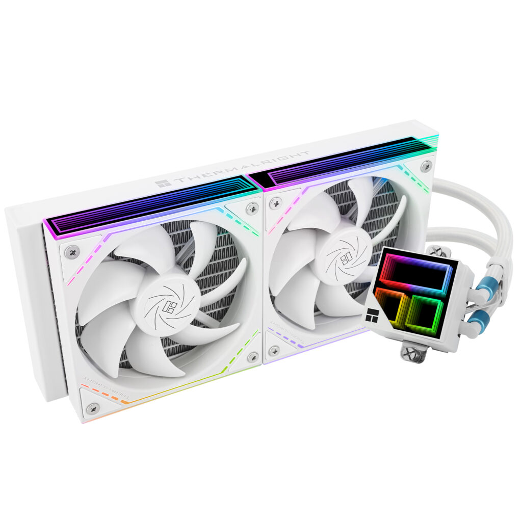 COOLER Thermalright „Frozen Infinity 240”, skt. Intel si AMD, racire cu lichid, 2 x 120mm, 2000 RPM, ARGB adresabil, alb „Frozen Infinity 240 White” (timbru verde 2.00 lei)
