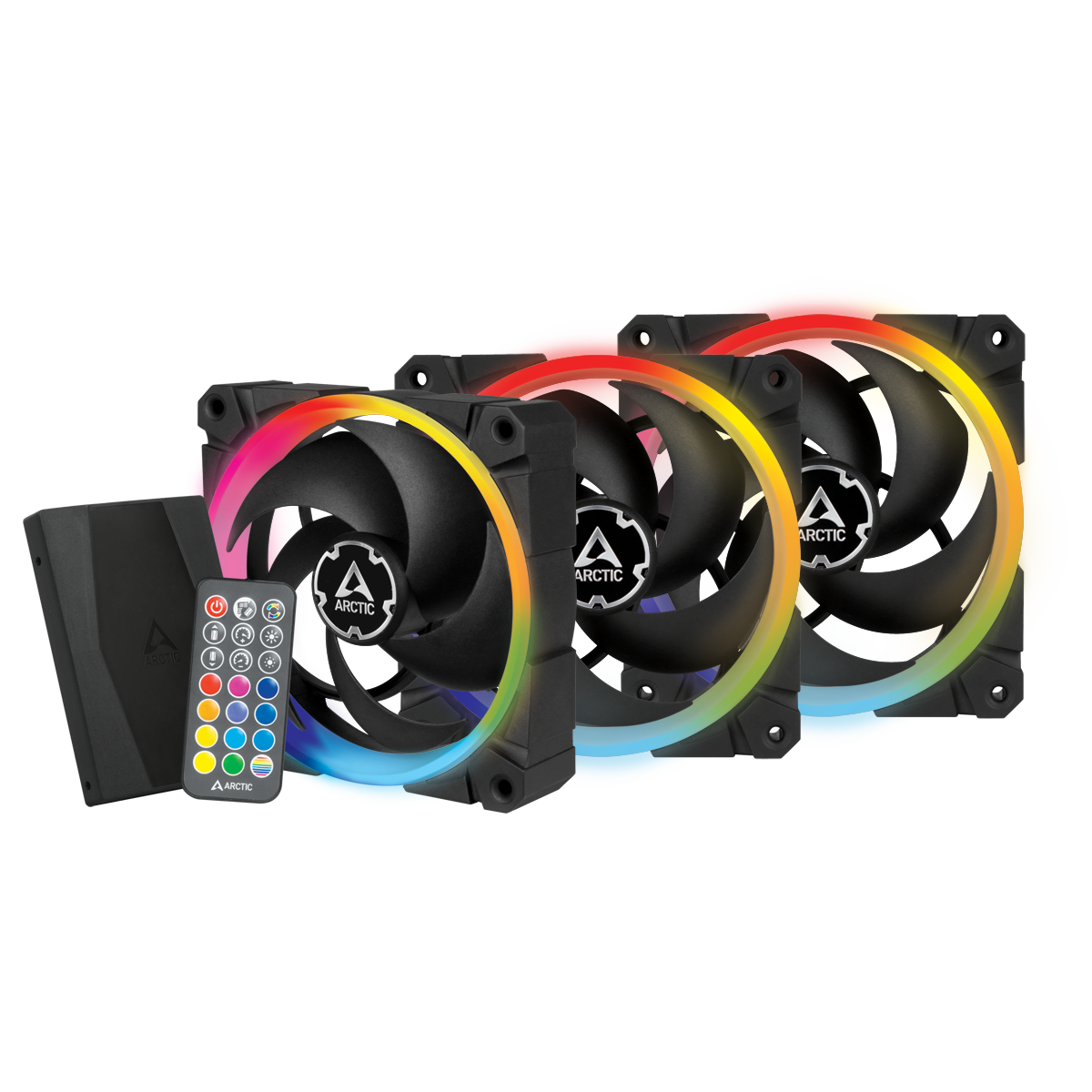 Ventilator ARCTIC BioniX P120 A-RGB ( pachet 3 ventilatoare + Controller ), 120mm 1 Ventilator ARCTIC BioniX P120 A-RGB ( pachet 3 ventilatoare + Controller ), 120mm