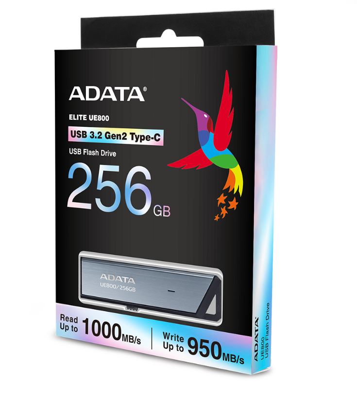 Memorie USB ADATA Elite UE800, 256GB, USB Type-C, Metalic 2 Memorie USB ADATA Elite UE800, 256GB, USB Type-C, Metalic - imagine 2