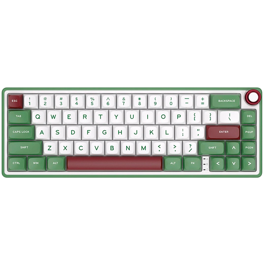 Tastatura mecanica gaming Royal Kludge, 65 taste, hotswap, RGB, chartreuse switch, RKR65-GREEN