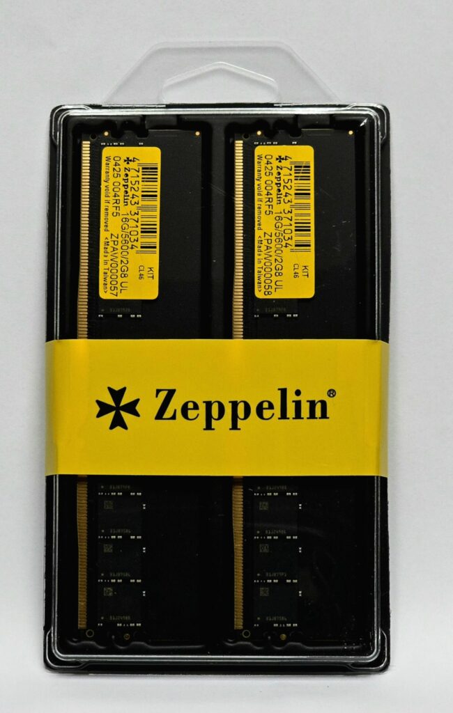 Memorie DDR Zeppelin, DDR5 32GB frecventa 5600 Mhz (kit 2x 16GB) dual channel kit (retail)