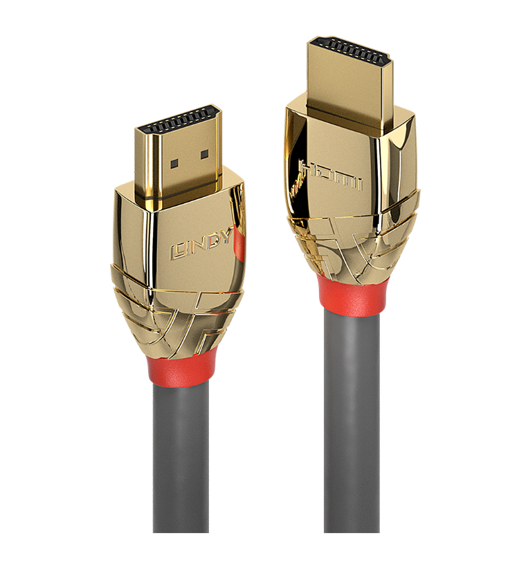 Cablu HDMI, Lindy, 2 m, Auriu