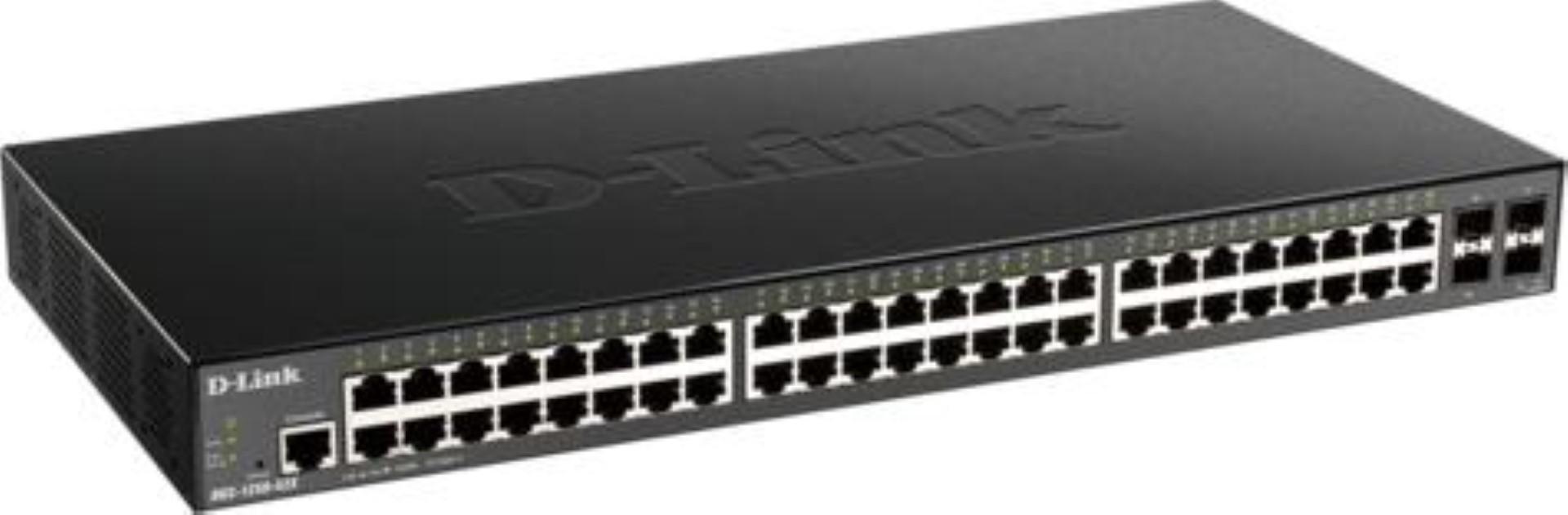 Switch D-Link DGS-1250-52X, 48 Porturi Gigabit 1 Switch D-Link DGS-1250-52X, 48 Porturi Gigabit