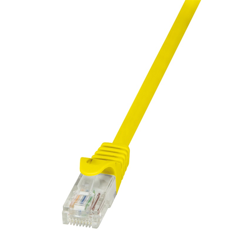 Cablu UTP LOGILINK Cat6, cupru-aluminiu, 7.5 m, galben, AWG24, CP2087U