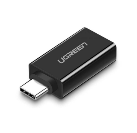 UGREEN US173 Adaptor USB-A 3.0 la USB-C 3.1 (negru) 2 UGREEN US173 Adaptor USB-A 3.0 la USB-C 3.1 (negru) - imagine 2