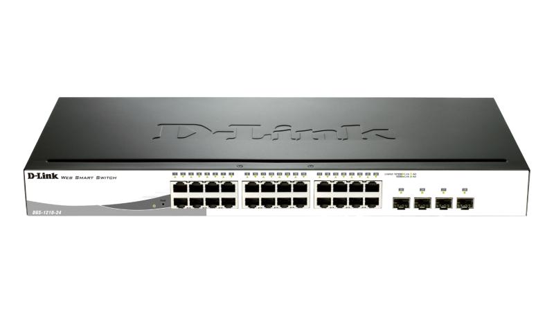 Switch D-Link DGS-1210-28P, 24×10/100/1000Mbps, 4xSFP