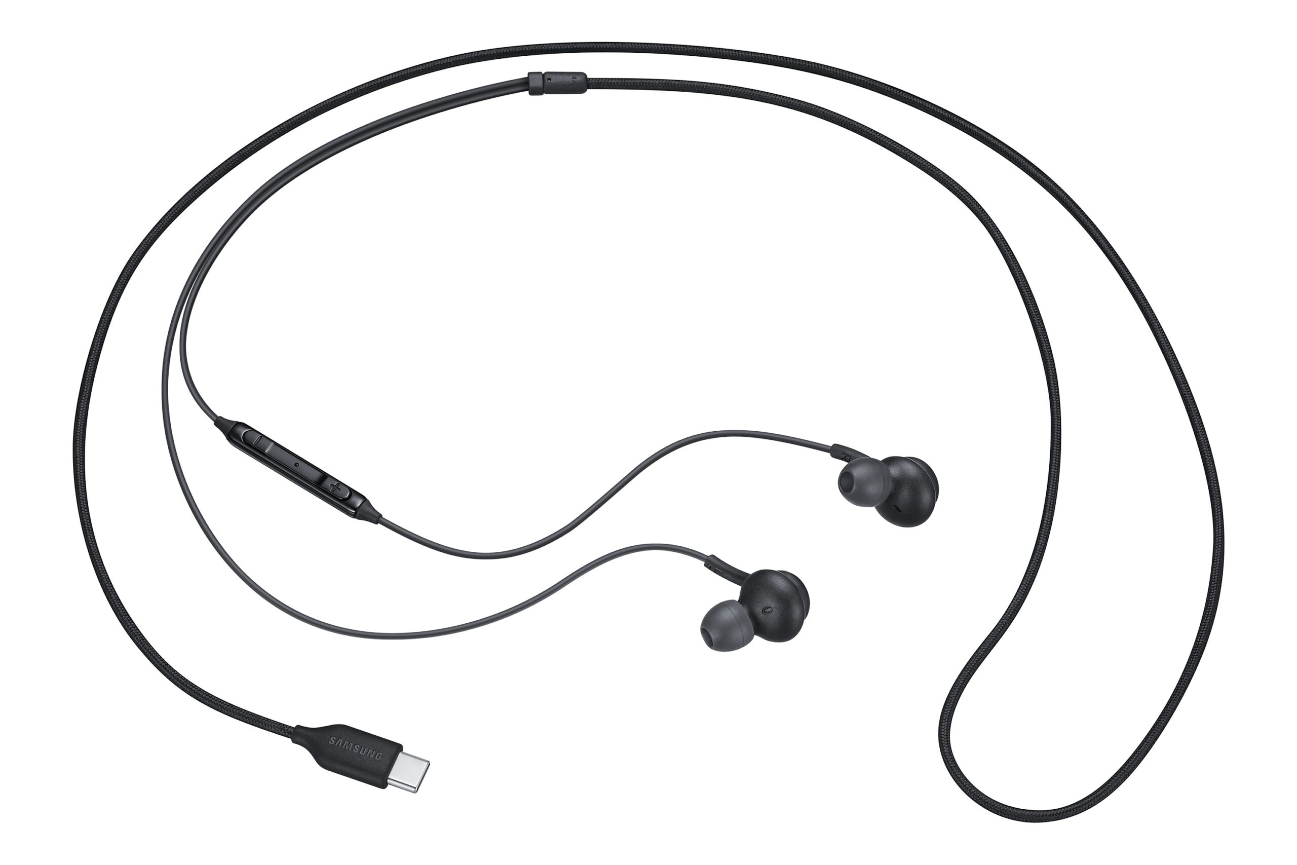Casti Samsung EO-IC100BBEGEU Type-C negre cu microfon - imagine 2