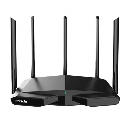 Router, Tenda, Gigabit Wi-Fi 6E, 1xWAN, 3xLAN, 861/2402/2402Mbit, 5700 MB/s, Negru