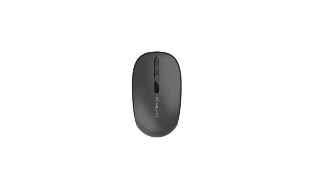Mouse Serioux Spark 215, 1000 dpi, click silentios, negru