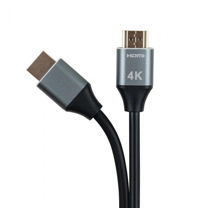 Cablu Tellur HDMI 2.0, 4K, 18Gbps, tata-tata, Ethernet, aurit, 3m, Negru 3 Cablu Tellur HDMI 2.0, 4K, 18Gbps, tata-tata, Ethernet, aurit, 3m, Negru - imagine 3