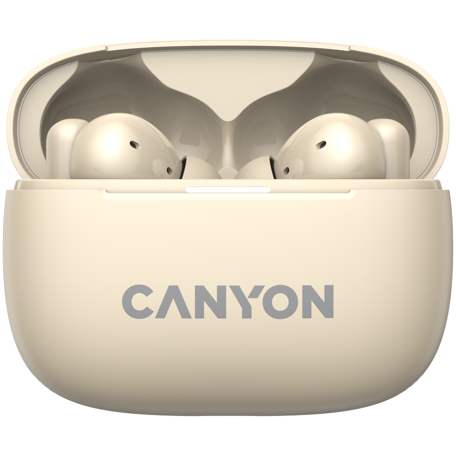 Casti wireless, Canyon, Bluetooth, Bej 2 Casti wireless, Canyon, Bluetooth, Bej - imagine 2