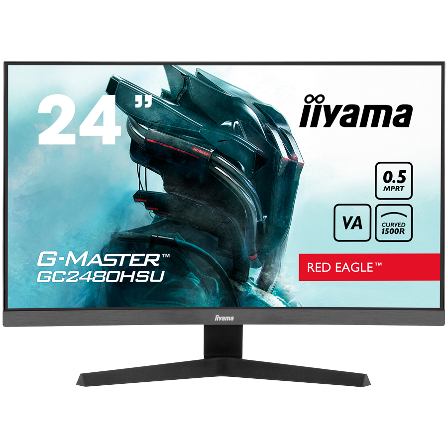 IIYAMA Monitor LED GC2480HSU-B1 23.6" VA Curved 1920 x 1080 180Hz 300 cd/m 3000:1 HDMI DP USB HUB Tilt "GC2480HSU-B1" (timbru verde 7 lei) 1 IIYAMA Monitor LED GC2480HSU-B1 23.6" VA Curved 1920 x 1080 180Hz 300 cd/m 3000:1 HDMI DP USB HUB Tilt "GC2480HSU-B1" (timbru verde 7 lei)