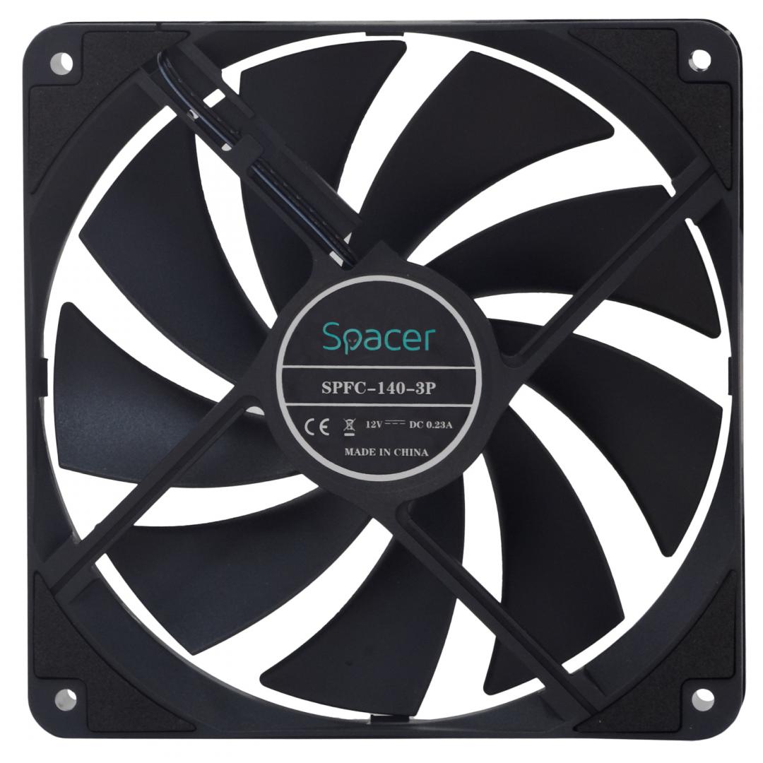 Ventilator 140mm, 1400RPM, negru 4 Ventilator 140mm, 1400RPM, negru - imagine 4