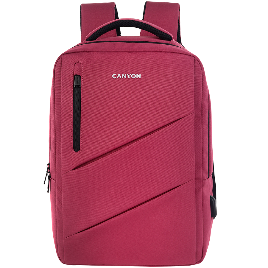 Rucsac laptop Canyon BPE-5 Urban USB 15.6″ Red