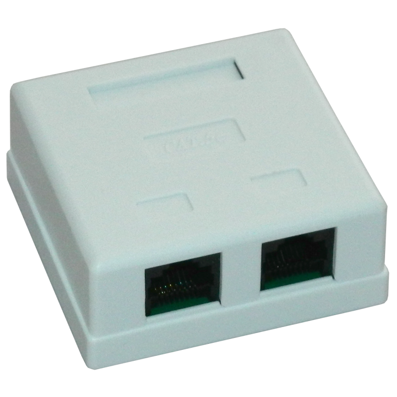 Priza UTP dubla aplicata cat.5e – EMTEX